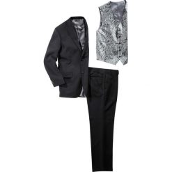 Garnitur (5 części) bonprix czarny. Czarne garnitury męskie bonprix, m, bez wzorów, eleganckie. Za 399,99 zł.