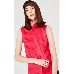 Simple - Top. Szare topy damskie marki Simple, z dzianiny, eleganckie, z dekoltem w łódkę. W wyprzedaży za 239,90 zł.