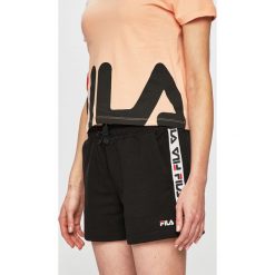 Fila - Szorty. Czarne spodenki sportowe damskie Fila, s, bez wzorów, z elastanu, sportowe. W wyprzedaży za 149,90 zł.