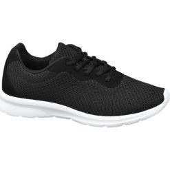 Sneakersy męskie Vty czarno-białe. Czarne sneakersy męskie marki Vty, na sznurówki. Za 99,90 zł.