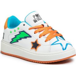 Sneakersy PRIMIGI - 5375411 M Bianco. Białe półbuty dziewczęce Primigi, na sznurówki. Za 259,00 zł.