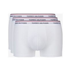 Tommy Hilfiger 3-pack Bokserki Biały. Białe bokserki męskie TOMMY HILFIGER, bez wzorów, z elastanu. Za 188,95 zł.