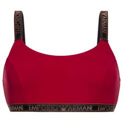 Biustonosz top Emporio Armani Underwear 164277 9A225 13174. Czerwone biustonosze Emporio Armani Underwear, bez wzorów. W wyprzedaży za 129,00 zł.