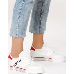 Białe Sneakersy Plus. Białe sneakersy damskie Born2be, z materiału. Za 89,99 zł.