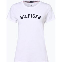 Tommy Hilfiger - T-shirt damski, biały. Białe t-shirty damskie TOMMY HILFIGER, s, bez wzorów, z bawełny, bez kołnierzyka. Za 139,95 zł.
