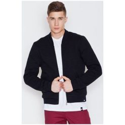 Bejsbolówki męskie: Visent Bluza Czarna r. XL (V004)