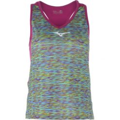 Mizuno TANK Koszulka sportowa multi print/clover. Szare t-shirty damskie Mizuno, s, z elastanu. Za 159,00 zł.