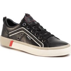 Sneakersy WRANGLER - Frisco Vegan WM01033A Black 062. Czarne sneakersy męskie Wrangler, bez zapięcia. W wyprzedaży za 199,00 zł.