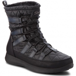 Śniegowce SKECHERS - East Stone 49806/BLK Black. Niebieskie buty zimowe damskie marki Skechers. W wyprzedaży za 249,00 zł.