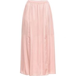 Długa spódnica z rozcięciami bonprix stary jasnoróżowy. Różowe spódniczki damskie bonprix, bez wzorów, retro, długie, maxi. Za 29,99 zł.