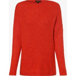 More & More - Sweter damski, czerwony. Czerwone swetry damskie More & More, bez wzorów, z dzianiny, bez rękawów, bez kaptura. Za 359,95 zł.