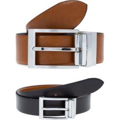 Paski męskie: Lloyd Men’s Belts Pasek cognac/black