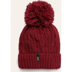 Answear - Czapka. Brązowe czapki damskie ANSWEAR, bez wzorów, z bawełny. Za 59,90 zł.
