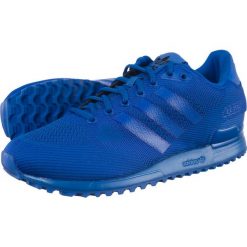 Niebieskie Wygodne Buty Adidas ZX 750 WV 127. Niebieskie sneakersy damskie Molly.pl, z gumy. Za 449,00 zł.