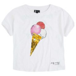 Pepe Jeans T-Shirt Dziewczęcy Ari 128 Biały. Białe bluzki dziewczęce marki Pepe Jeans, z jeansu. Za 0,00 zł.