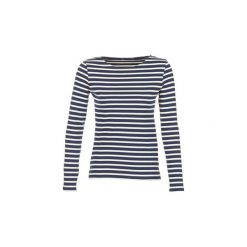 T-shirty z długim rękawem Petit Bateau LENY. Niebieskie t-shirty damskie Petit Bateau, xs, ze lnu. Za 207,20 zł.