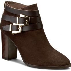 Botki KANNA - KI6712 Baby Silk T Moro. Pomarańczowe botki damskie skórzane marki Kanna, na obcasie. W wyprzedaży za 429,00 zł.