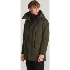 Ocieplana parka - Khaki. Brązowe parki męskie Reserved, s. Za 279,99 zł.