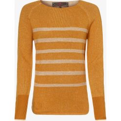 Lieblingsstück - Sweter damski – ScoselineL, żółty. Żółte swetry damskie Lieblingsstück, w paski, eleganckie, bez rękawów, bez kaptura. Za 449,95 zł.