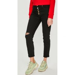 Diesel - Jeansy Babhila-B. Czarne jeansy damskie slim marki Diesel, z elastanu. W wyprzedaży za 499,90 zł.