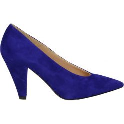 Czółenka - 01181 CAM COS. Niebieskie czółenka zamszowe Venezia. Za 349,00 zł.