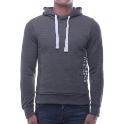 Bluzy męskie: BOXEUR Bluza męska szary melanż r. XXL (BXE-4782F)