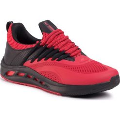 Buty 4F - D4L20-OBMS102 62S. Czerwone buty sportowe męskie 4f, ze skóry ekologicznej, bez zapięcia, do biegania. Za 299,00 zł.
