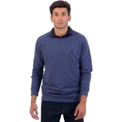 Polo Club C.H.A sweter męski XXL niebieski. Niebieskie swetry męskie Polo Club C.H..A, xxl, z aplikacjami, polo, bez kaptura. Za 179,00 zł.