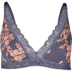 Biustonosz w kolorze fioletowo-koralowym. Czerwone biustonosze Skiny Women & Men, w koronkowe wzory, z koronki. W wyprzedaży za 74,95 zł.