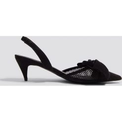 Czółenka: NA-KD Shoes Czółenka z siateczki – Black