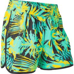 Lekkie szorty sportowe bonprix czarny wzorzysty. Czarne spodenki sportowe męskie bonprix. Za 49,99 zł.