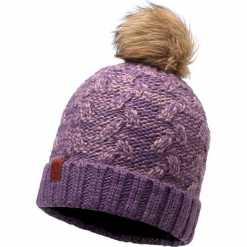 Czapka damska Knitted Kiam różowa (BH116037.604.10.00). Czerwone czapki zimowe damskie Buff. Za 134,75 zł.
