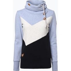 Bluzy damskie: Ragwear – Damska bluza nierozpinana – Viola Block, niebieski