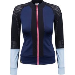 Bluza MONREAL LONDON. Niebieskie bluzy damskie Monreal London, z nadrukiem, z tkaniny, bez rękawów, bez kaptura. W wyprzedaży za 370,00 zł.
