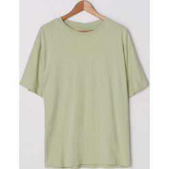 T-shirt oversize z bawełny organicznej - Zielony. Zielone t-shirty damskie House, s, bez wzorów, z bawełny, bez kołnierzyka. Za 29,99 zł.