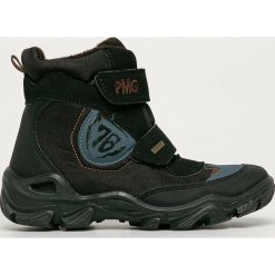 Primigi - Śniegowce dziecięce. Czarne śniegowce chłopięce Primigi, na zimę, bez zapięcia, gore-tex. Za 349,90 zł.