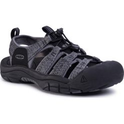 Sandały KEEN - Newport H2 1022252 Black/Steel Grey. Czarne sandały męskie Keen, z tworzywa sztucznego, bez zapięcia. Za 419,00 zł.