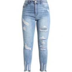Jeansy damskie: Missguided Tall SINNER HIGHWAISTED AUTHENTIC Jeans Skinny Fit blue