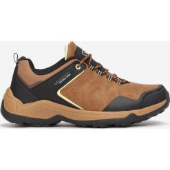 Camelowe Buty Trekkingowe Ademedha. Brązowe buty sportowe męskie Born2be, bez zapięcia. Za 129,99 zł.