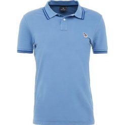 PS by Paul Smith SLIM FIT Koszulka polo turqu. Niebieskie koszulki męskie marki PS by Paul Smith, s, bez wzorów, z bawełny, polo, bez rękawów. Za 379,00 zł.