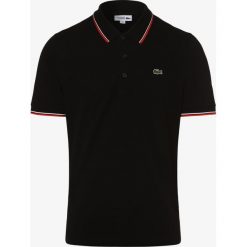 Lacoste - Męska koszulka polo, czarny. Czarne koszulki męskie Lacoste, s, w paski, sportowe, bez rękawów. Za 349,95 zł.