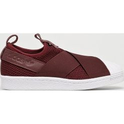 Adidas Originals - Buty Superstar Slip On W. Brązowe buty sportowe damskie marki adidas Originals, ze skóry. W wyprzedaży za 299,90 zł.