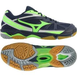 Buty do siatkówki męskie: Mizuno Buty do siatkówki męskie Wave Hurricane 2 granatowe r. 44.5 (V1GA16436)