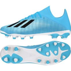 Buty adidas X 19.3 Mg M EF7549 niebieskie. Niebieskie buty sportowe męskie Adidas, na zamek, do biegania. W wyprzedaży za 379,00 zł.