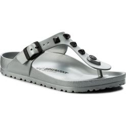 Chodaki damskie: Japonki BIRKENSTOCK - Gizeh 1007069 Studded Silver