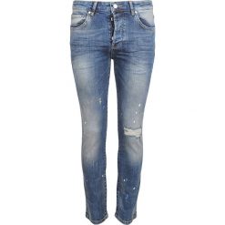Frankie Morello Jeansy "Regular-Slim". Niebieskie jeansy męskie Frankie Morello, bez wzorów. Za 389,00 zł.