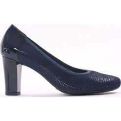CZÓŁENKA DAMSKIE BIO 5440 GRA. Czółenka damskie BIOECO, bez wzorów, ze skóry, bez obcasa, na szpilce. Za 239,00 zł.
