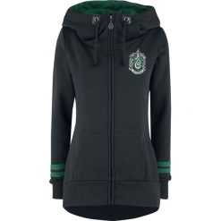 Harry Potter Slytherin Bluza z kapturem rozpinana damska czarny. Czarne bluzy rozpinane damskie Harry Potter, m, z aplikacjami, z kapturem. Za 199,90 zł.
