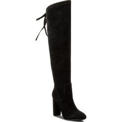 Buty zimowe damskie: Muszkieterki SCA'VIOLA - F-38 Black Suede