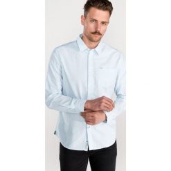 Pepe Jeans Roger Koszula Niebieski. Niebieskie koszule męskie Pepe Jeans, s, bez wzorów, z bawełny, bez kołnierzyka, z długim rękawem. Za 352,95 zł.